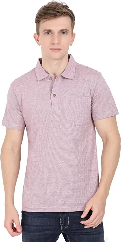 ECOLINE Clothing Eco-Friendly Men's 50/50 Blend Polo T-Shirt