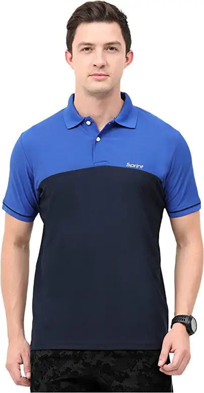 Sprint sportswear Men's Slim Fit Polo T-Shirt