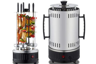 1000W Automatic Vertical Electric BBQ Grill – Smokeless (Brand New)