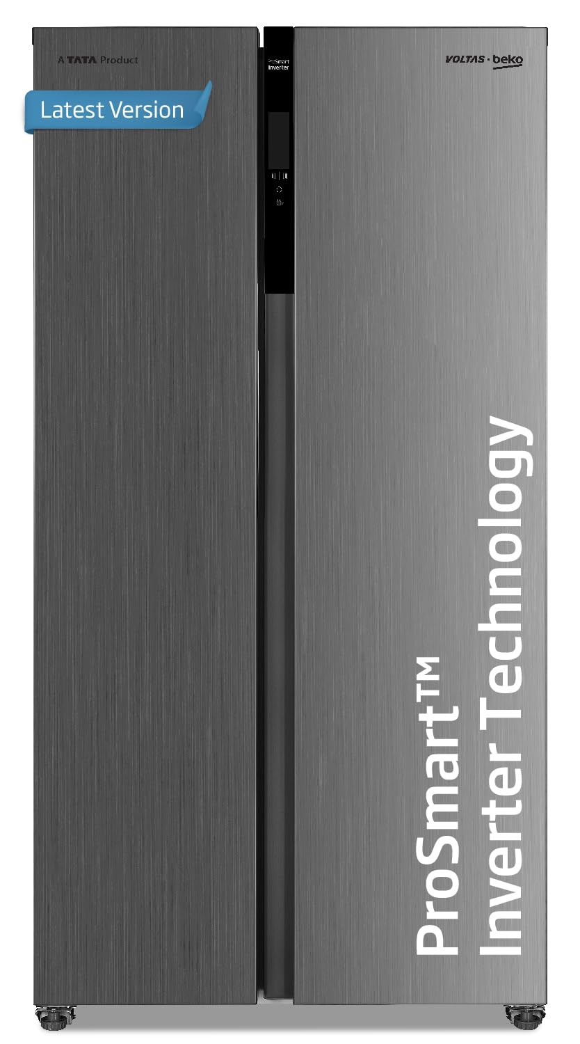 Voltas Beko 563L Side-by-Side Fridge – ProSmart Inverter (INOX, New)
