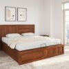 Nilkamal Gladiator King Bed with Hydraulic Storage – Brown (Like New)