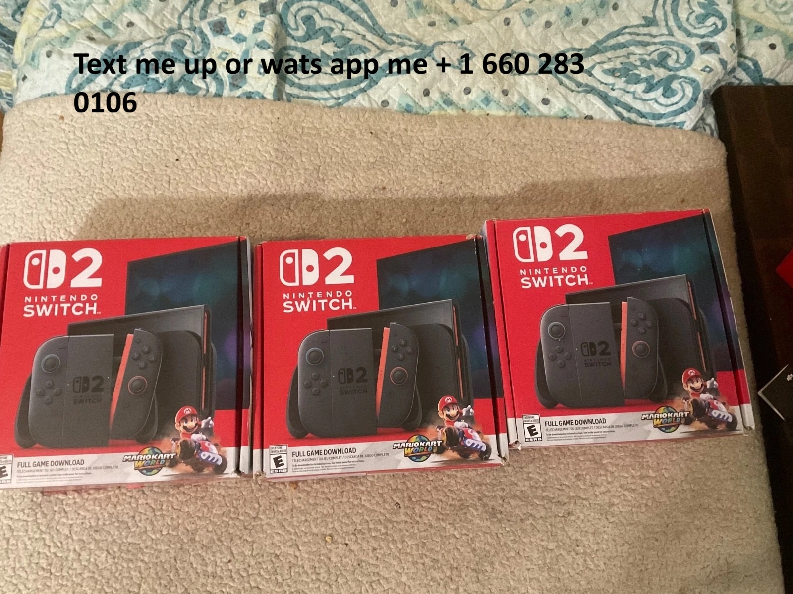Brand New Apple iPhone 17 pro max  1tb ,  nintendo switch 2