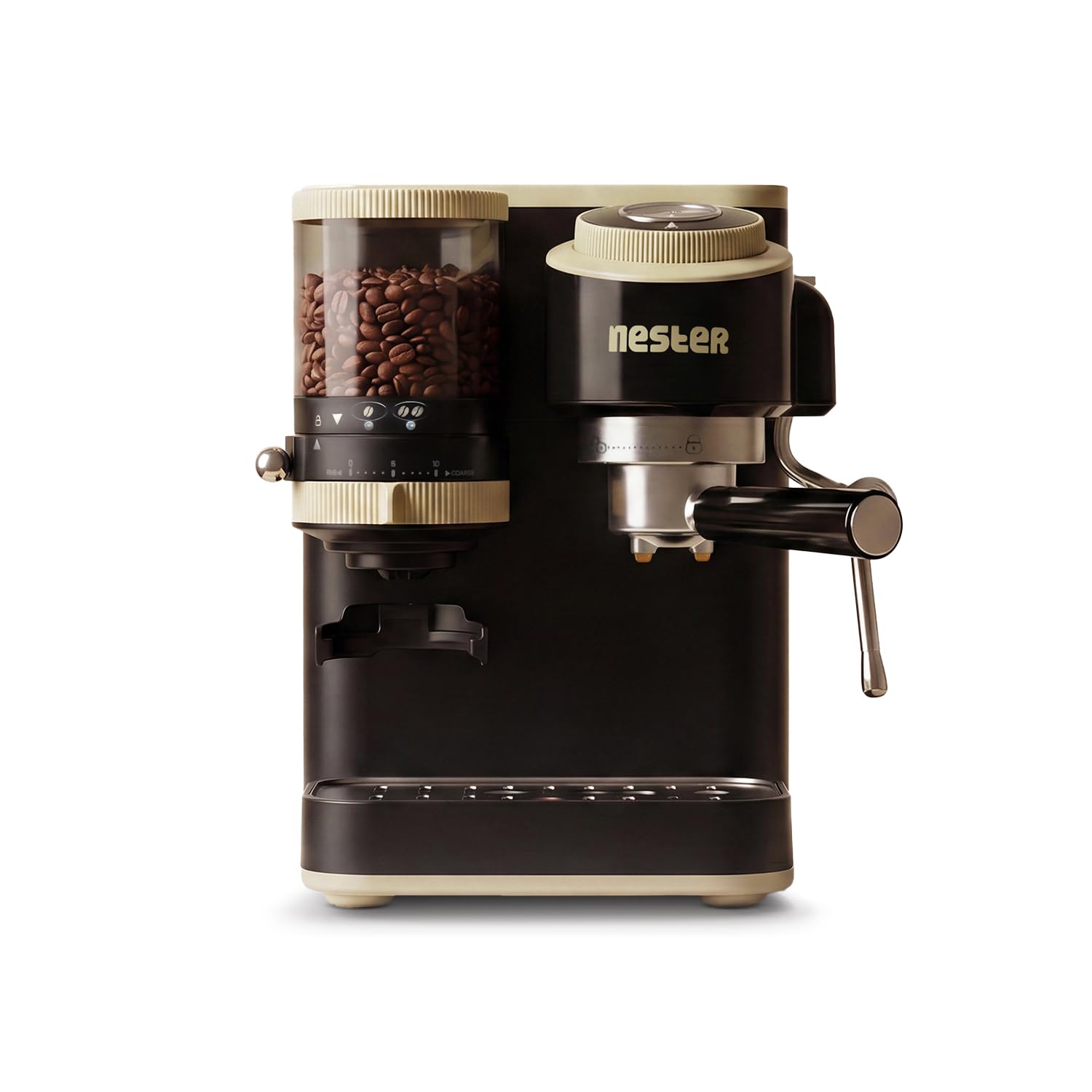 NESTER Home Barista Espresso Machine with Built-in Grinder (Like New)