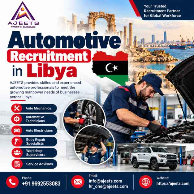 Automotive Recruitment in Libya | AJEETS