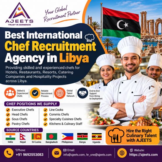 Best International Chef Recruitment Agency in Libya