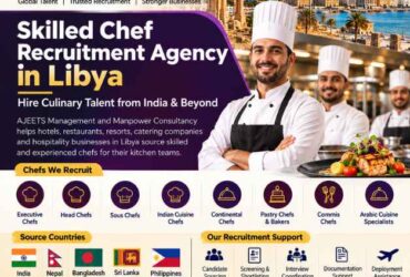 Skilled Chef Recruitment Agency in Libya – Hire Culinary Talent from India & Beyond