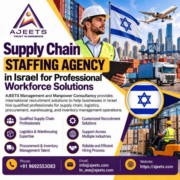 Supply Chain Staffing Agency in Israel for Professional Workforce Solutions